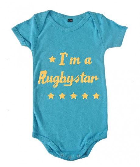 Body bébé "Rugbystar" Bleu/Or