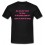 Tee shirt Rugby Humour "Saint Demi" Noir/Rose fluo