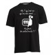 Tee shirt Rugby Humour "Les Sardines" Noir/Blanc