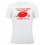 Tee shirt Rugby Humour "Chuck Norris" Football Blanc/Rouge