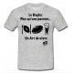 Tee shirt Lol rugby "Art de Vivre" Gris/Noir