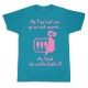 Tee shirt Rugby bébé "Sardines" Turquoise/Rose