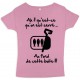 Tee shirt femme 3ème mi-temps "Sardines" Rose/Noir