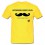 Tee shirt "Movember Rugby Club" Jaune