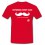 Tee shirt "Movember Rugby Club" Rouge