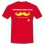 Tee shirt "Movember Rugby Club" Rouge