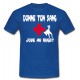 Tee shirt "Donne ton sang Joue au Rugby" Bleu