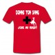 Tee shirt "Donne ton sang Joue au Rugby" Rouge