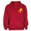 Sweat Capuche Rugby Essentiels Rouge