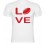 Tee shirt Love Rugby Blanc 