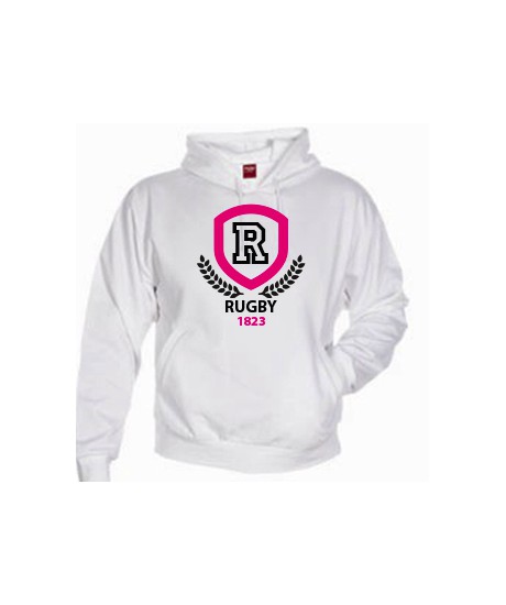 Sweat Rugby Laurier blanc