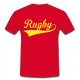 Tee shirt Rugby Rouge