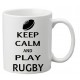 Mug Keep Calm and Play Rugby
