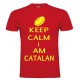 Tee Shirt Keep Calm I Am Catalan