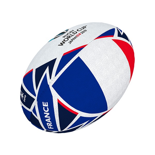 Ballon rugby Gilbert Réplica FLAG France World Cup 2019 Esprit Rugby