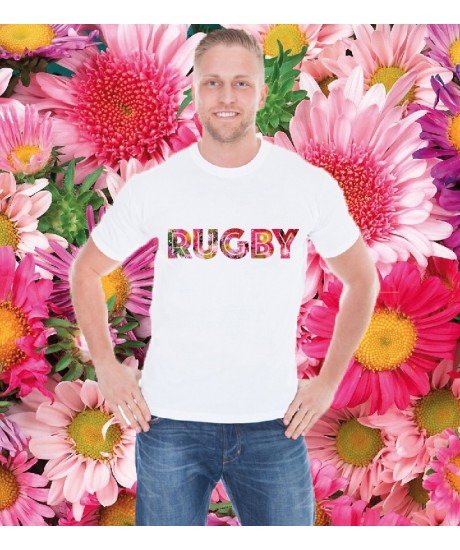 Tee Shirt Rugby Originals Flowers