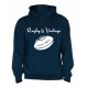 Sweat capuche Rugby & Vintage Ballon Navy