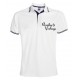 Polo Bicolore Rugby & Vintage Classic Blanc