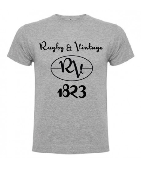 Tee Shirt Rugby & Vintage RV Gris
