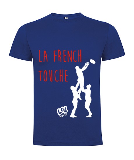 Tee Shirt "La French Touche" LoLRugby Bleu