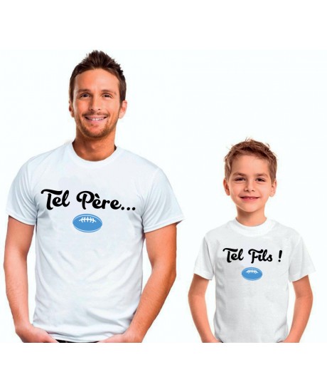 Duo de Tee-shirts Tel Père Tel Fils
