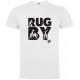 Tee shirt LoL Rugby "RUG-BY" Blanc