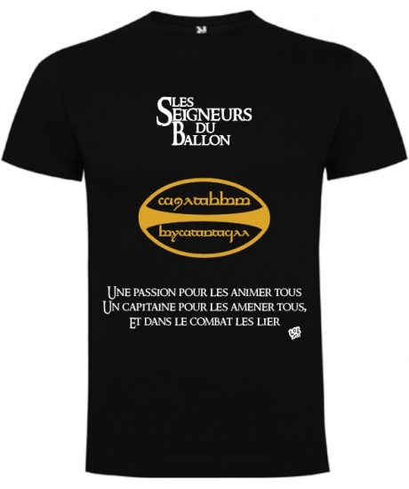 Tee shirt LoL Rugby "ANO" Noir