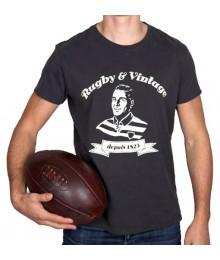 Tee Shirt Rugby & Vintage buste Gris 