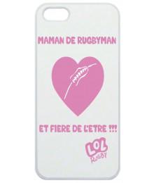 Coque Smartphone "Maman de Rugbyman" 