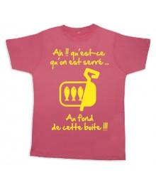 Tee shirt Rugby bébé "Sardines" Rose/Jaune