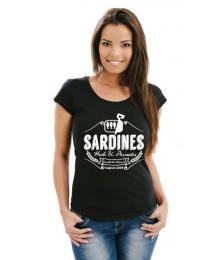Tee Shirt femme Sardines 2 Noir