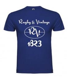 Tee Shirt Rugby & Vintage RV Bleu
