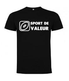 Tee Shirt "Valeur" LoLRugby Noir