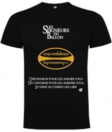 Tee shirt LoL Rugby "Sauron" Noir