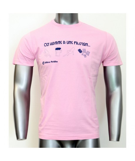 Tee shirt Ultrapetita "cet homme..."rose