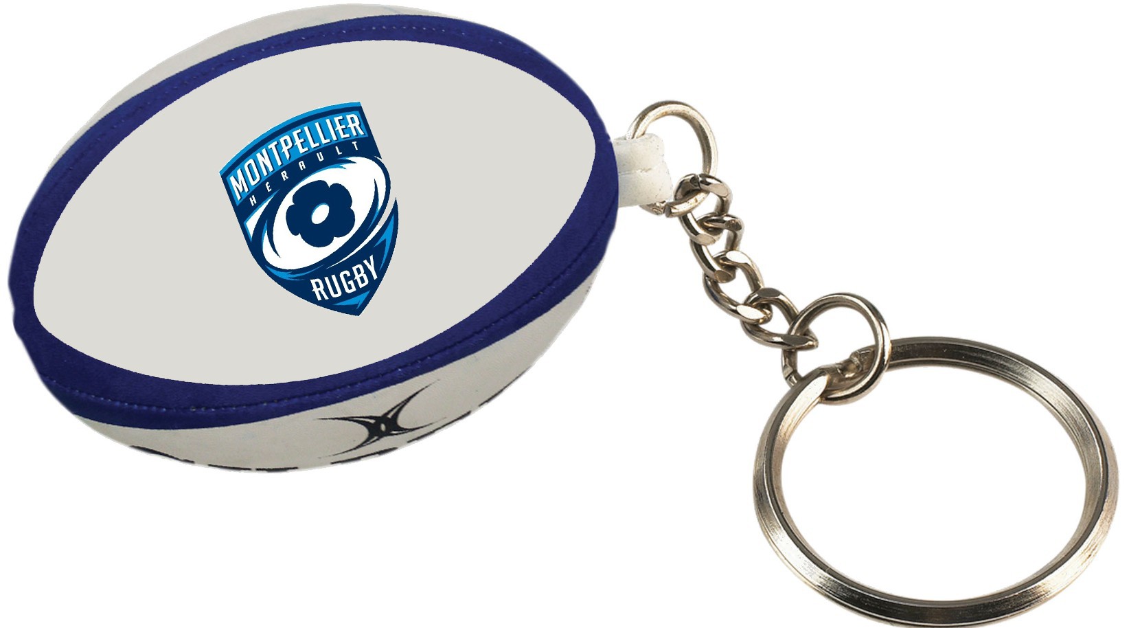 Porte clefs Gilbert beach rugby Rose - Esprit Rugby