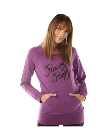Sweat Racing Rugby femme violet 