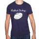 Tee Shirt Rugby & Vintage Ballon Navy