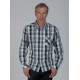 Chemise Cambé carreaux Anthracite