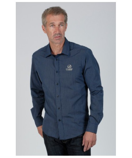 Chemise Cambé Grand Chelem Rayée Bleu