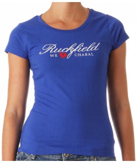 Tee shirt Ruckfield Femme D 0019 Bleu