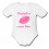 Body bébé "RugbyMan comme Papa" Blanc/Rose