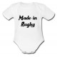 Body bébé "Made in Rugby" Blanc/Noir
