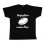 Tee shirt rugby bébé "RugbyMan comme Papa" Noir/Blanc