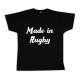 Tee shirt rugby bébé "Made in Rugby" Noir/Blanc