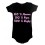 Body bébé "100 % rugby" Noir/Rose