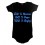 Body bébé "100 % rugby" Noir/Bleu