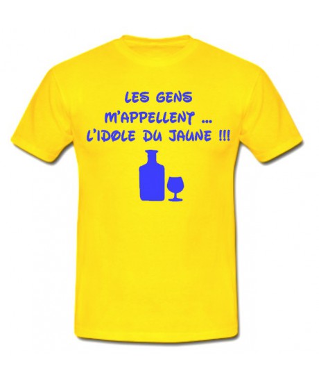 Tee shirt " L'idole du Jaune "