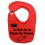 Bavoir bébé "Roi de la 3ème mi-temps" Rouge/Noir