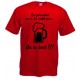 Tee shirt rugby "La pression" rouge